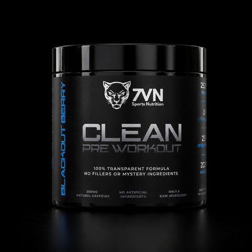 7VN Supplements Pre Workout - Blue Raspberry